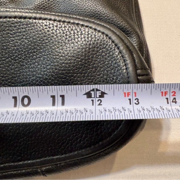 Michael Kors Kensington Pebbled Black Leather Hobo Shoulder Bag - Picture 9 of 14